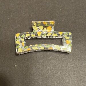 Lemon Pattern Hair Claw Clip